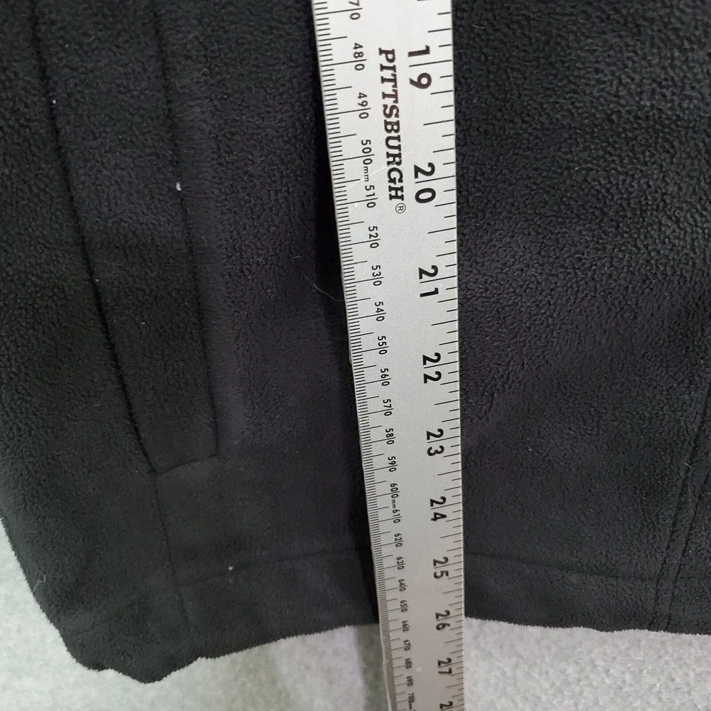 The North Face Men Jacket Medium Black Canyonlands Softshell Logo Full Zip READ